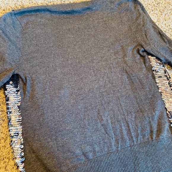 Michael Kors Silver Sequined Cardigan - Picture 11 of 13